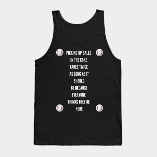 Baseball Gift for Player or Coach Tank Top